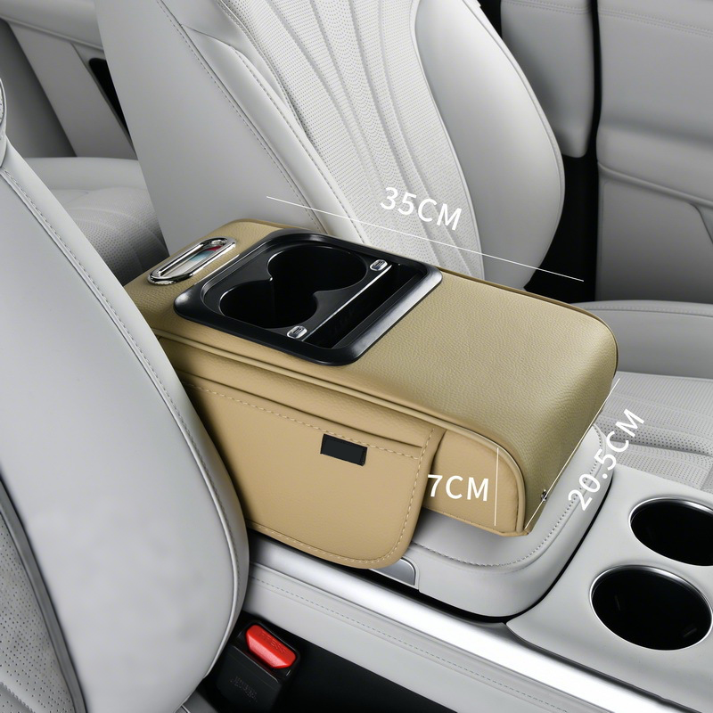 Armlehnen-Organizer für Autos mit USB-Ladeanschlüssen