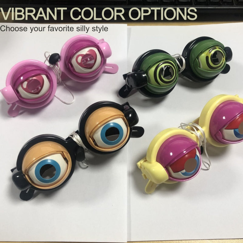 Lustige Kinder-Brille mit Zugschnur und Blinzel-Effekt