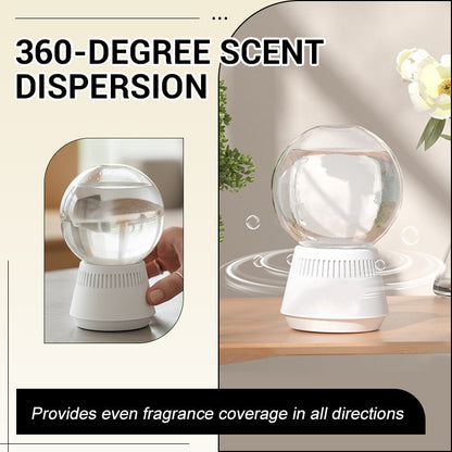 Umgekehrter Diffusor in Schneekugel-Form