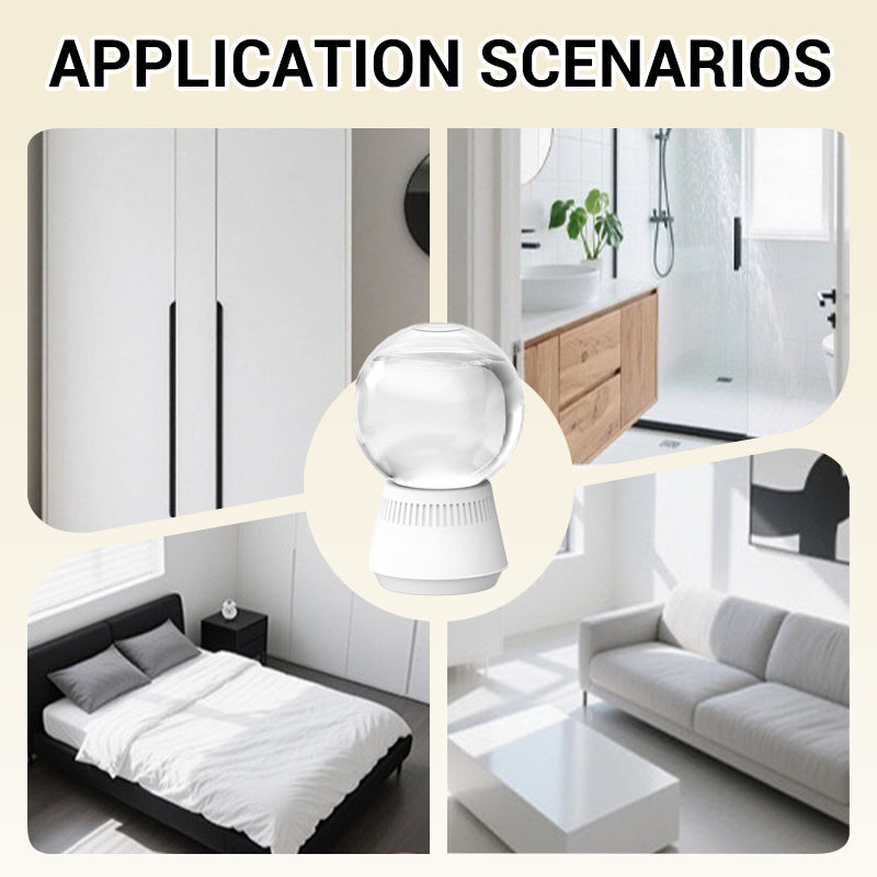 Umgekehrter Diffusor in Schneekugel-Form