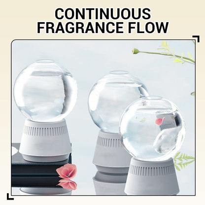 Umgekehrter Diffusor in Schneekugel-Form