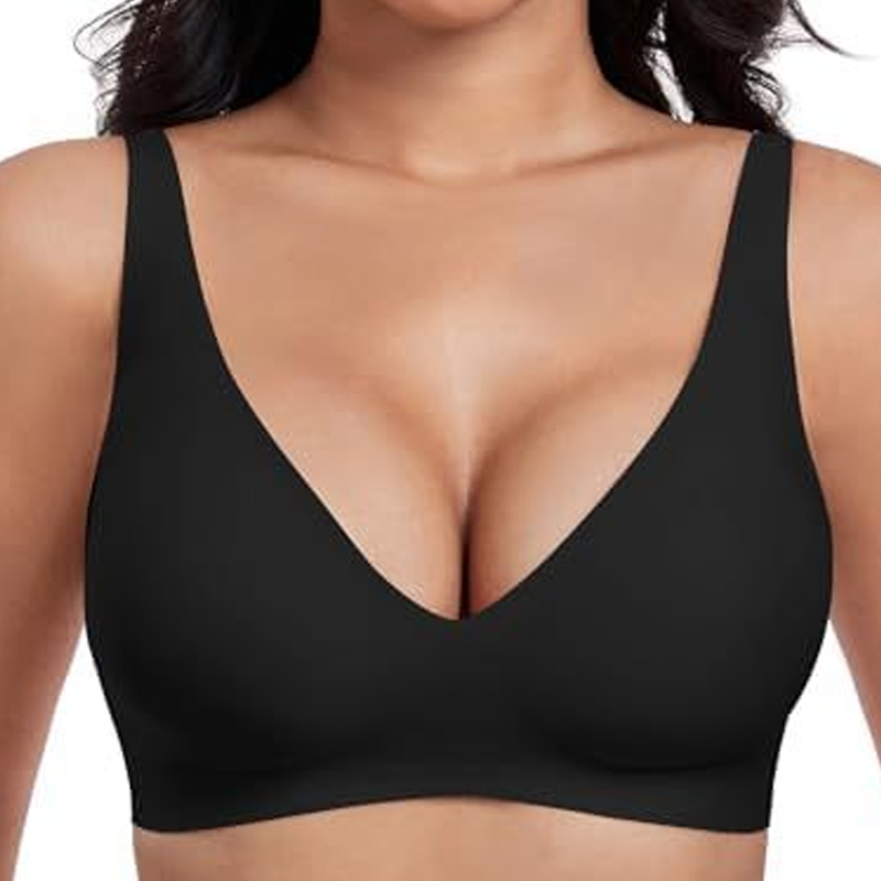 🎀Zeitbegrenztes Angebot 💕  – der ultra-bequeme, drahtlose Damen-BH: nahtlos, Tief-V & Push-Up