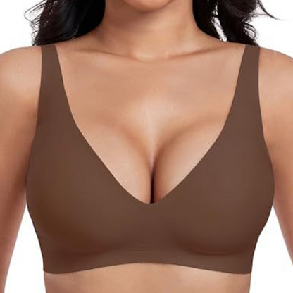 🎀Zeitbegrenztes Angebot 💕  – der ultra-bequeme, drahtlose Damen-BH: nahtlos, Tief-V & Push-Up