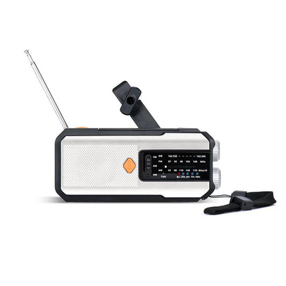 💎  💎 Radio Météo d’Urgence Multifonction – Solaire, Manivelle & Powerbank 2000 mAh avec Alarme SOS 🌞📻