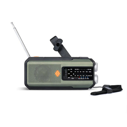 💎  💎 Radio Météo d’Urgence Multifonction – Solaire, Manivelle & Powerbank 2000 mAh avec Alarme SOS 🌞📻