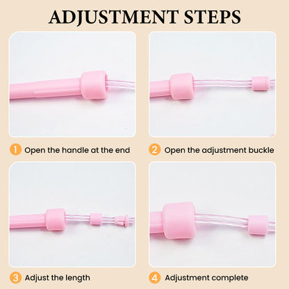 🕹️ KAUFE 2, ERHALTE 1 GRATIS! 🎉 LED-Leuchtseil zum Springen – 3 Lichtmodi, Verstellbare Länge & Rutschfester Griff ✨📦