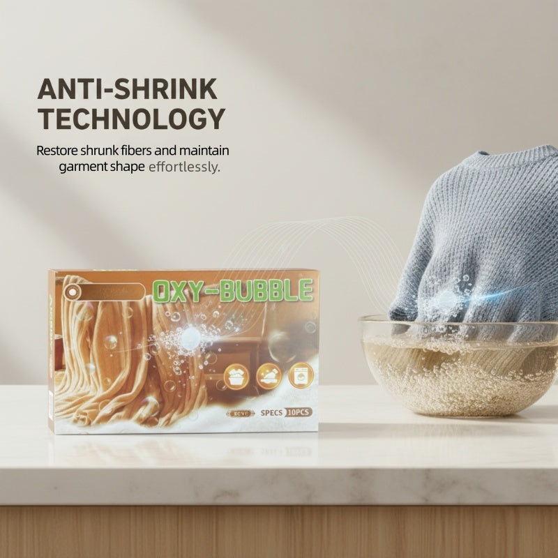 🧶 🧺 Sweater Revive Tabletten – Schrumpft nicht, Macht Pullover weich & Farbecht ⚗️