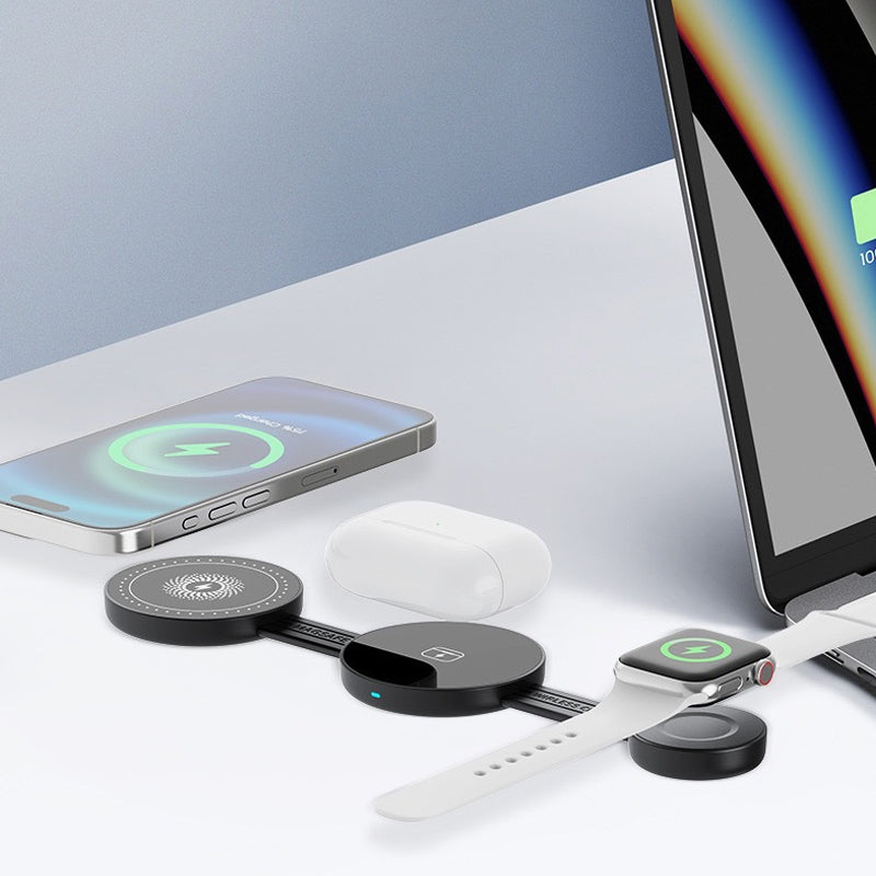 🔥 Hot Sale 50% OFF 🔥3-in-1 Foldable Magnetic Wireless Charger