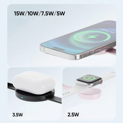 🔥 Hot Sale 50% OFF 🔥3-in-1 Foldable Magnetic Wireless Charger