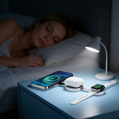 🔥 Hot Sale 50% OFF 🔥3-in-1 Foldable Magnetic Wireless Charger