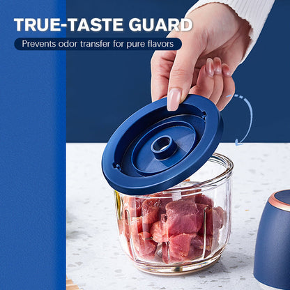 🥦Leistungsstarker Elektrohäcksler mit großer Kapazität – 1000W Motor, 2L BPA-freie Schüssel & Ein-Tasten-Pulsbetrieb 🥕