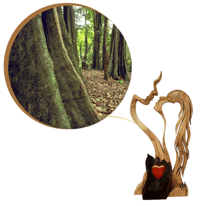 👩‍❤️‍👨Para Love Fa dekorative Ornamente, kreative dekorative Kunst,Holzschnitzerei in Herzform Dekoration