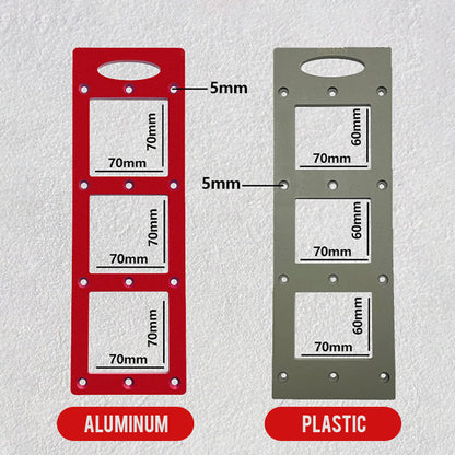 86 Typ Steckdosen-Schlitzschablone aus Aluminiumlegierung
