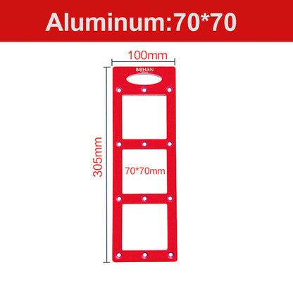 86 Typ Steckdosen-Schlitzschablone aus Aluminiumlegierung
