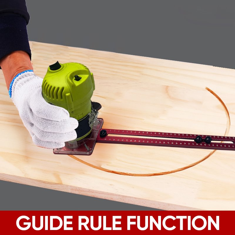 3-in-1 Fräshilfe für Perfekte Kreise & Nuten