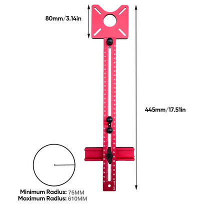 3-in-1 Fräshilfe für Perfekte Kreise & Nuten