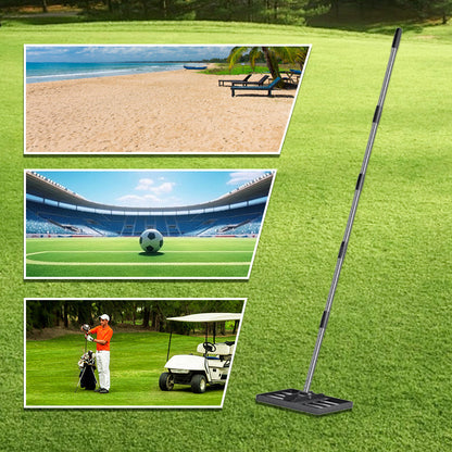 Profi-Rasenrakel für Garten und Golfplatz